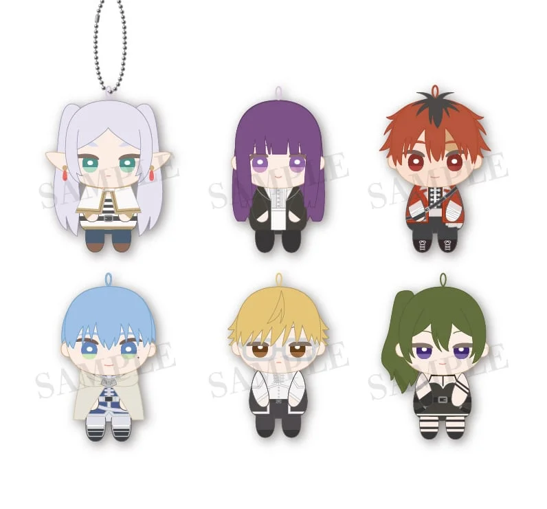FRIEREN - Osuwari Club Plush Mascot BLIND BOX 10cm - Caixa Inteira (6 Unidades)